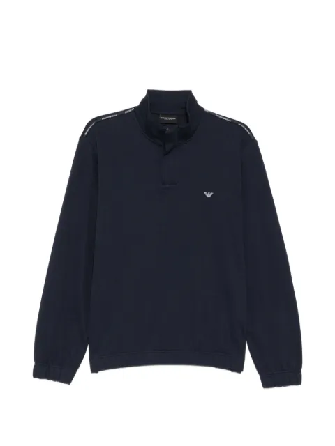 Emporio Armani logo-embroidered sweatshirt