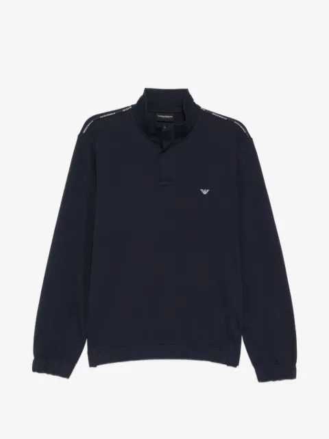Emporio Armani sudadera con logo bordado