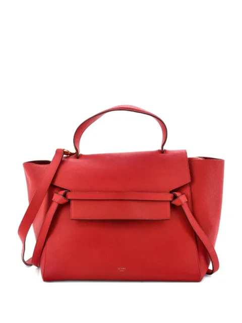 Celine Pre-Owned Micro Satchel-Tasche aus gekörntem Leder