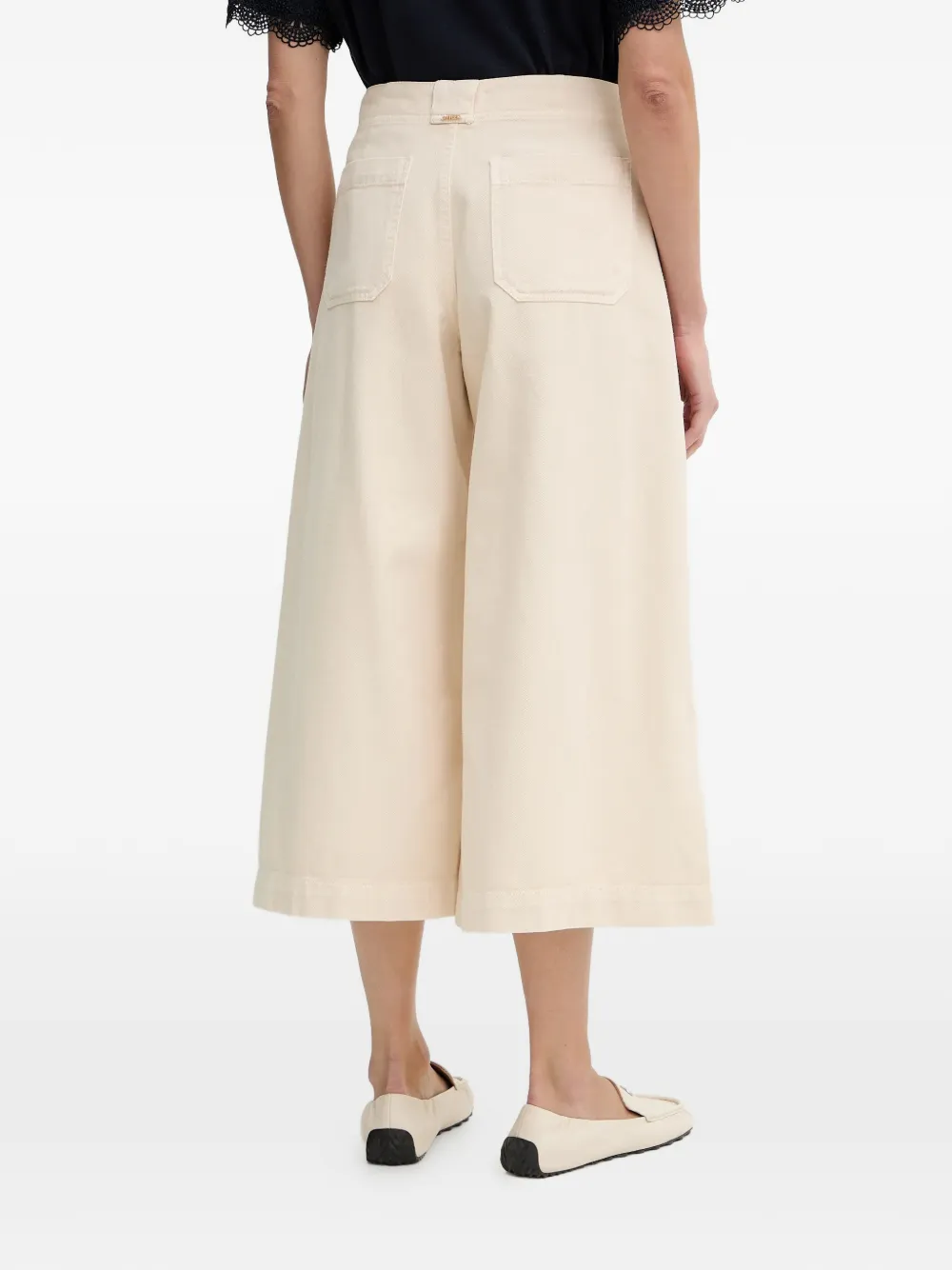  Twinset Panelled Culottes - Neutrals 