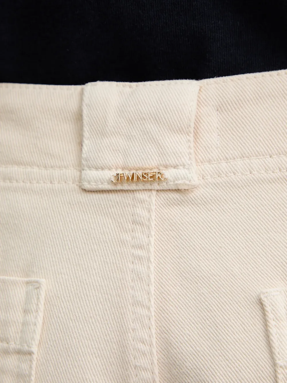 TWINSET Culotte met vlakken Beige