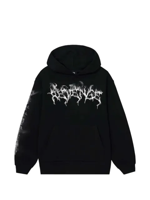 Revenge skull-print hoodie