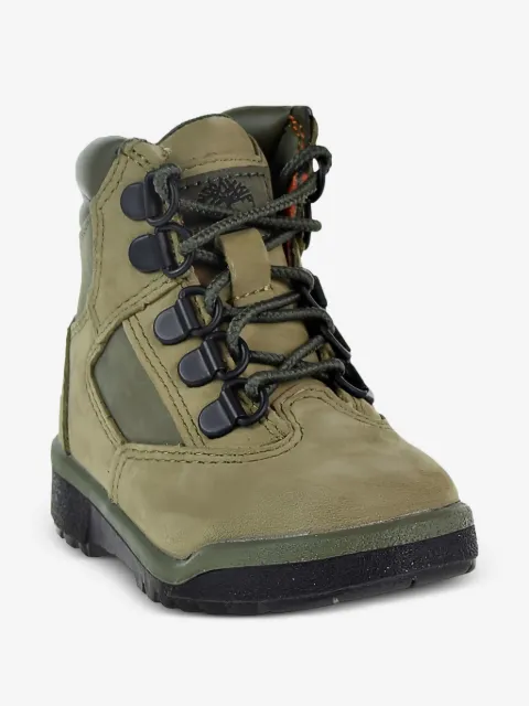 Timberland Kids leather field boots