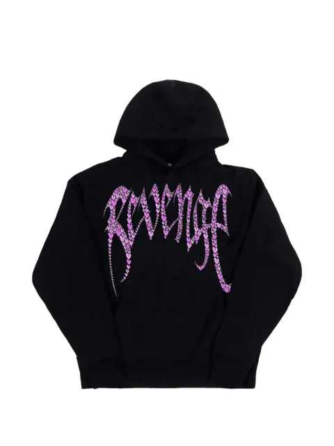 Revenge graphic-print hoodie