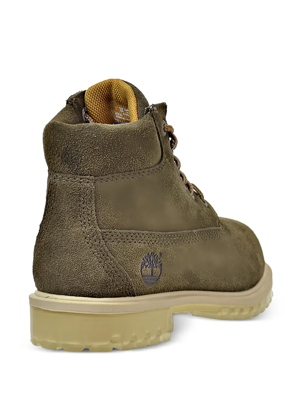 Timberland Kids 6 Inch Premium "Dark Green" laarzen Groen