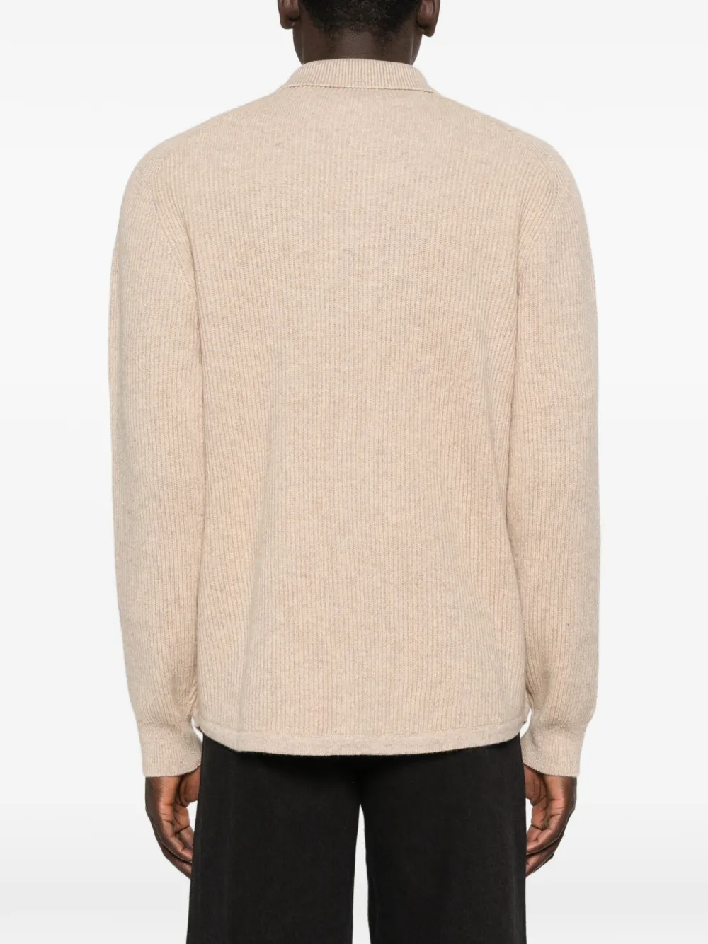 Profuomo Wollen overhemd Beige