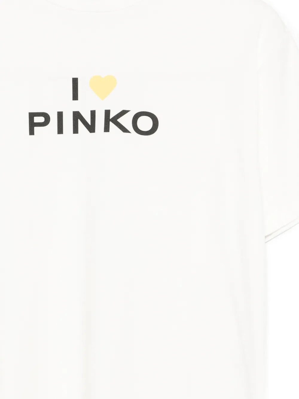 Pinko Kids T-shirt met grafische print Wit