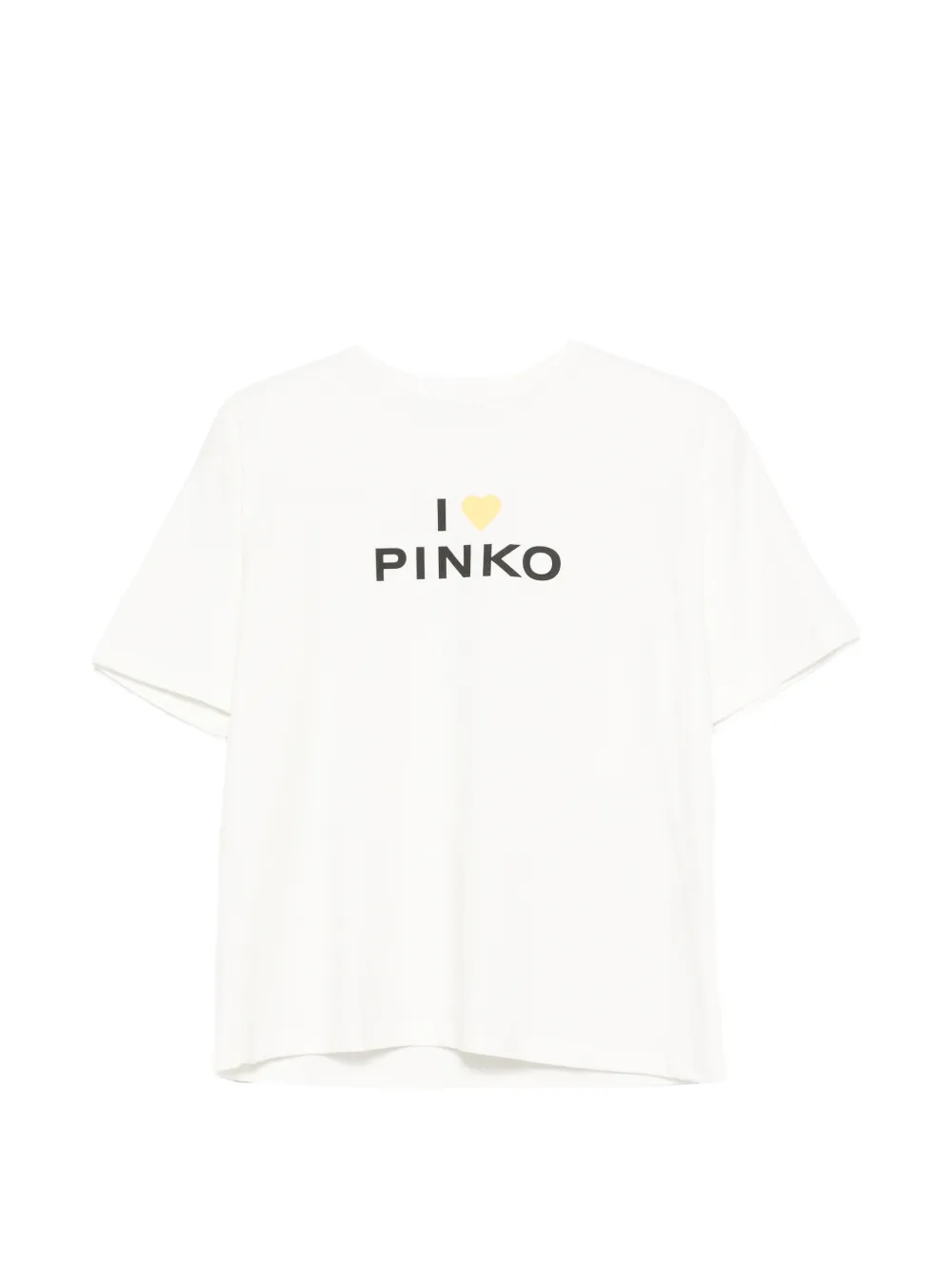 Pinko Kids graphic-print T-shirt - Bianco