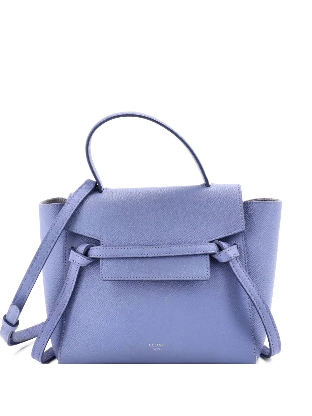 Celine Pre-Owned Belt Bag Textured Leather Nano shoulder bag - Blu