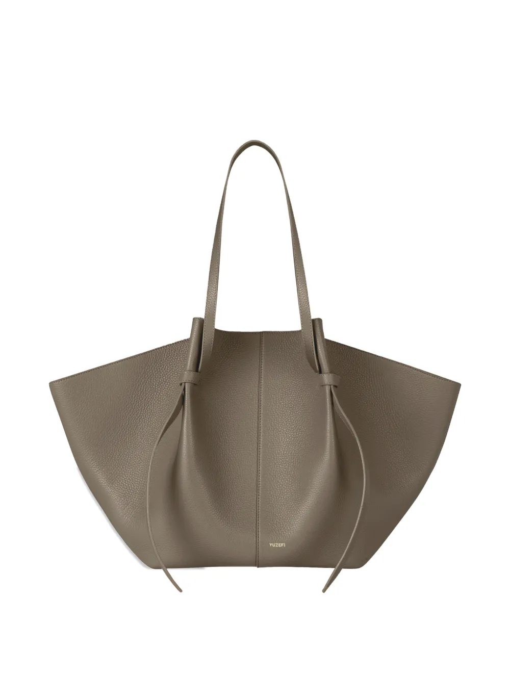 Yuzefi Xl Mochi leather shoulder bag - Grigio