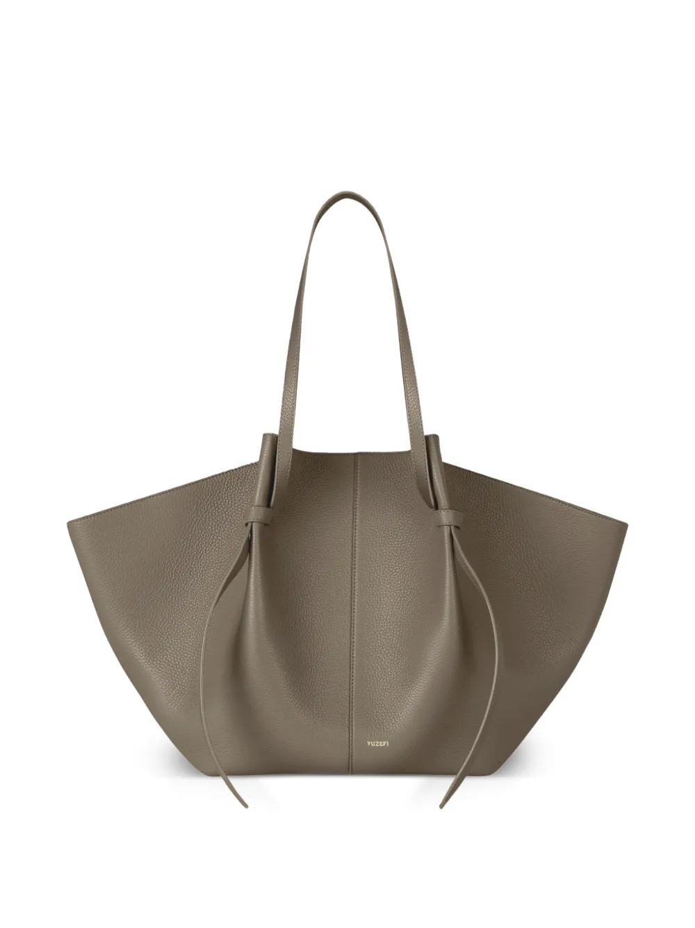 Yuzefi Xl Mochi leather shoulder bag - Grigio