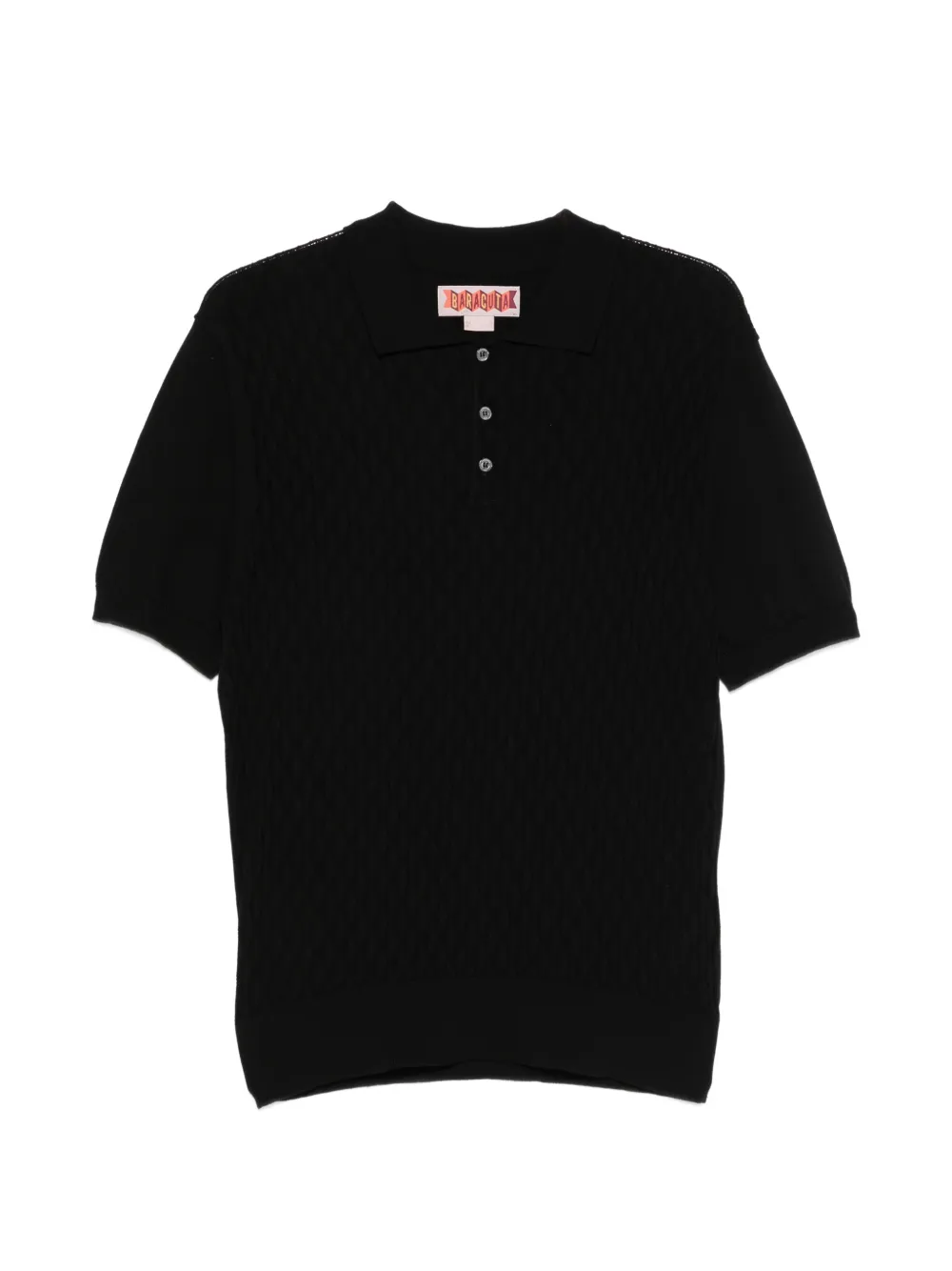 Baracuta textured polo shirt - Nero