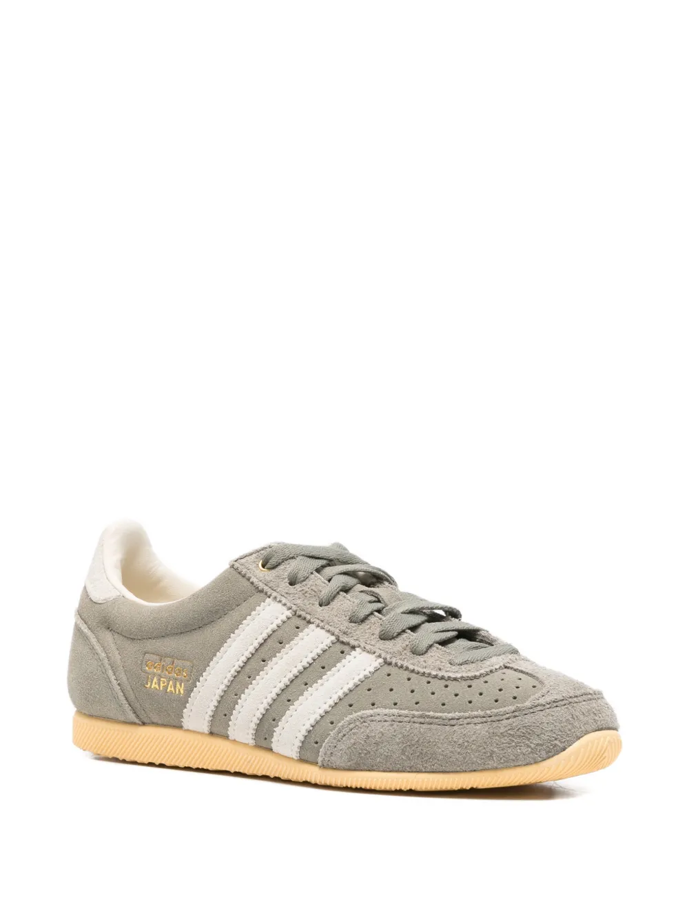 adidas Gestreepte geperforeerde sneakers Grijs