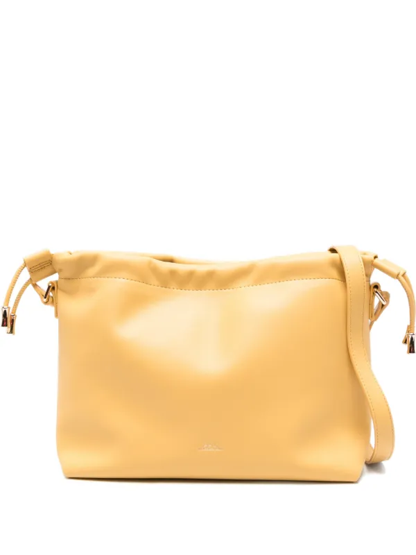 A.P.C. Ninon ドローストリング ショルダーバッグ | イエロー 