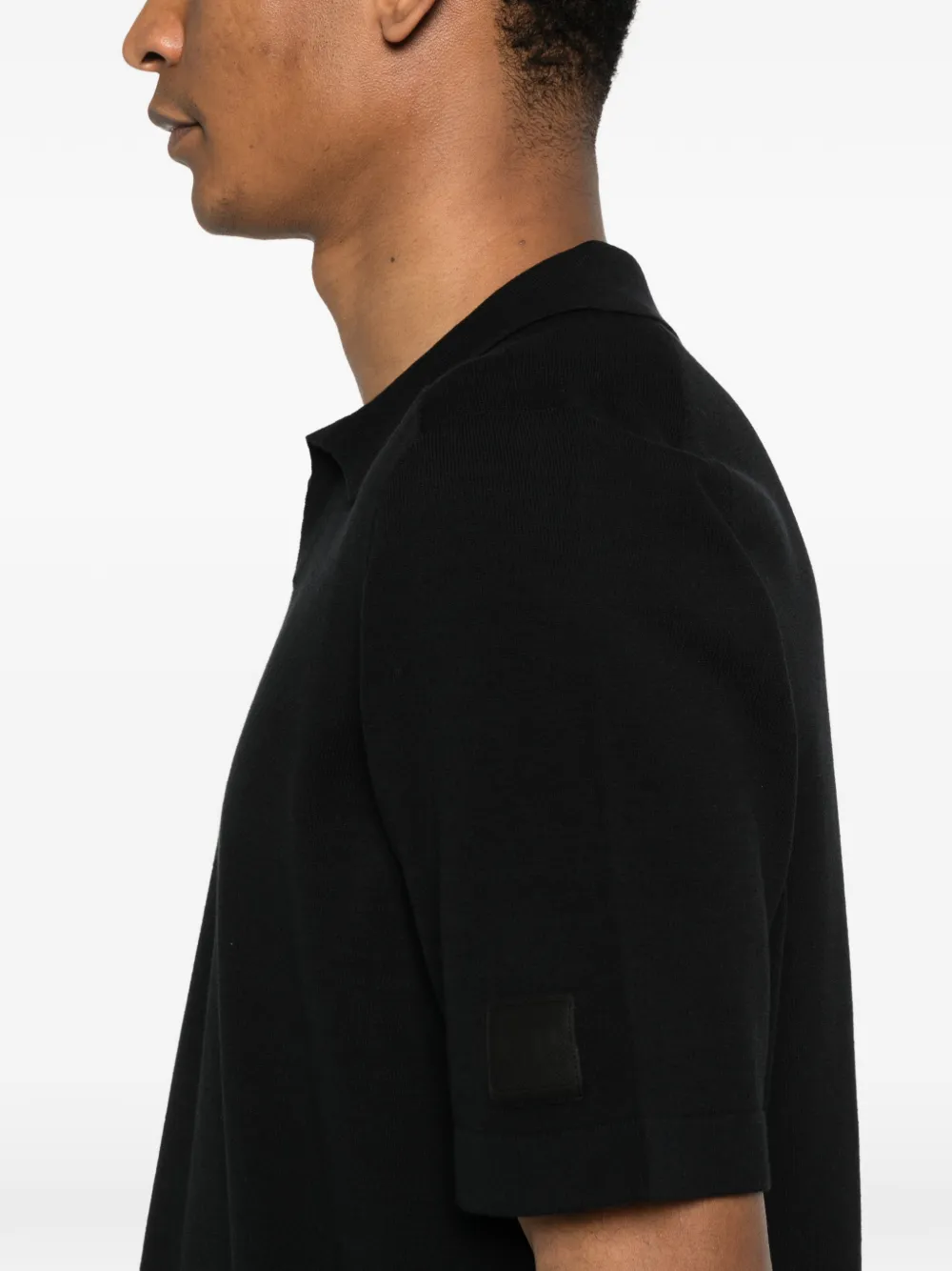 C.P. Company T-shirt met logopatch Zwart