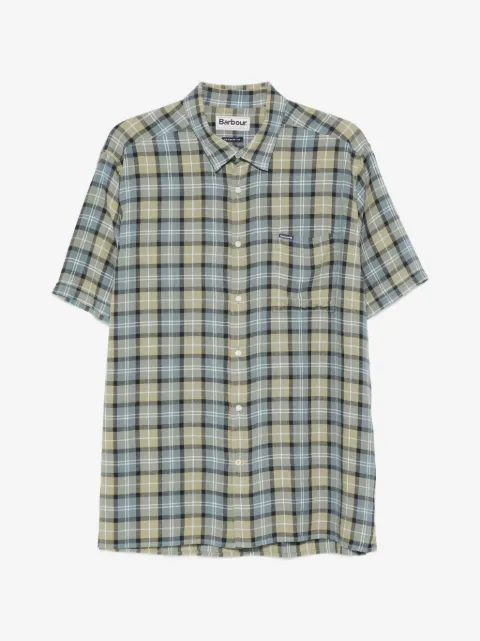 Barbour 타탄 포켓 셔츠