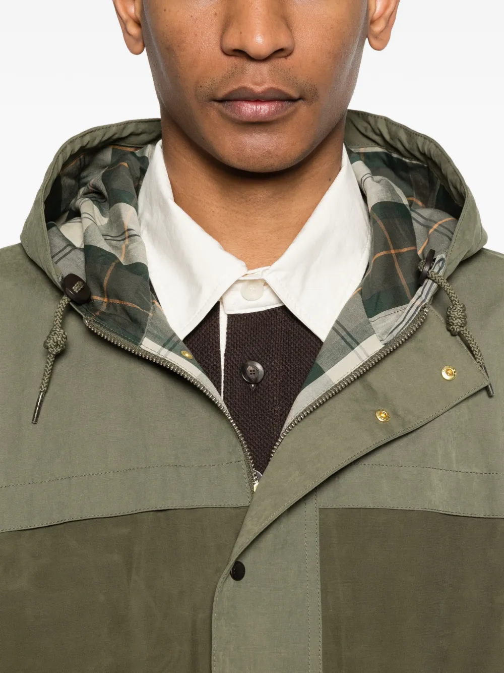 Barbour Jas met geborduurd logo Groen