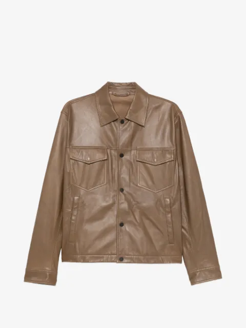 Emporio Armani press-stud-fastening jacket