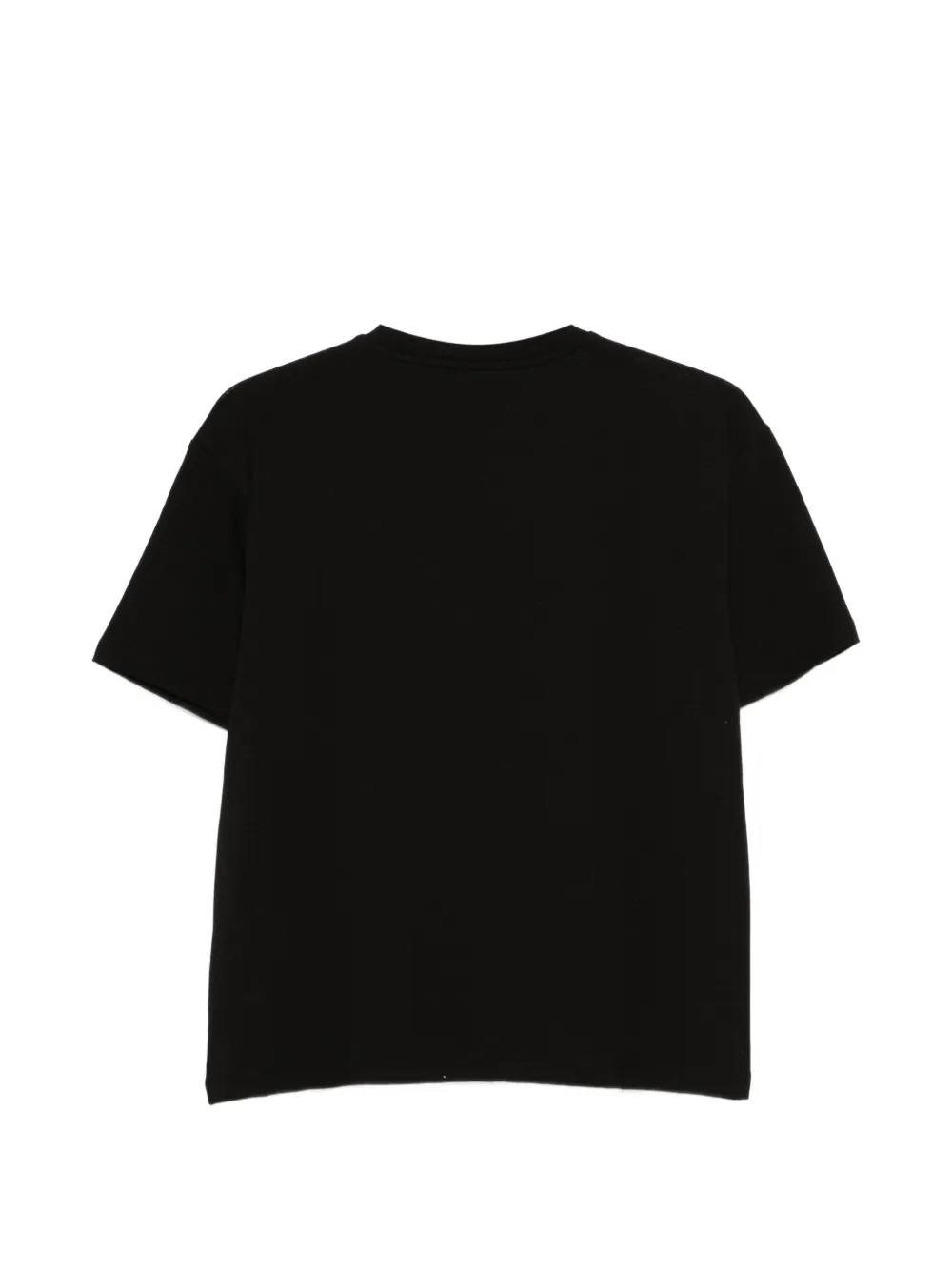 Pinko Kids T-shirt met logopatch Zwart