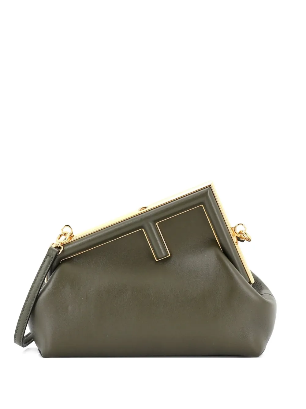 Fendi Pre-Owned First Bag Leather Small clutch bag - Verde
