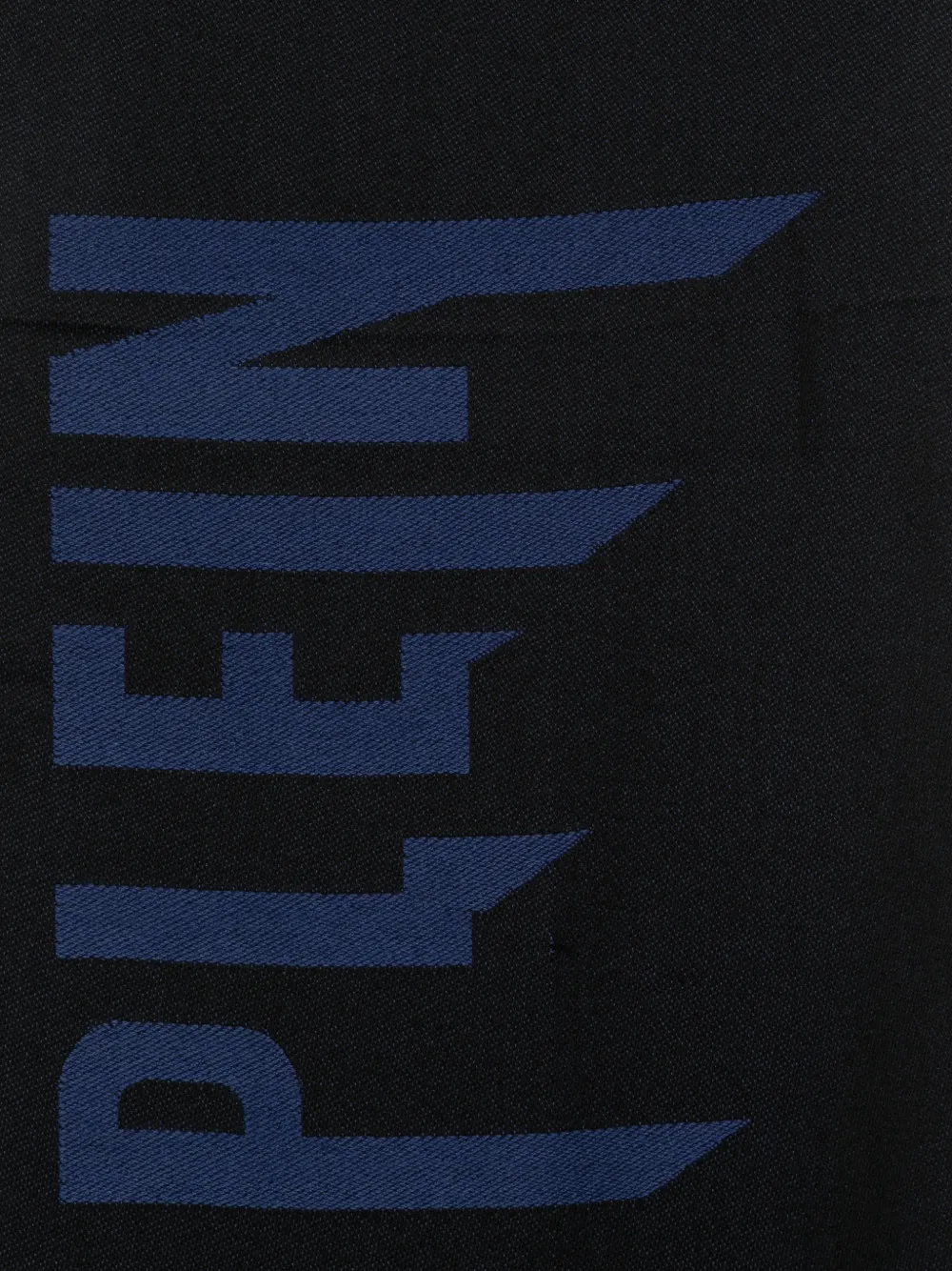 Philipp Plein Sjaal met logoprint Zwart