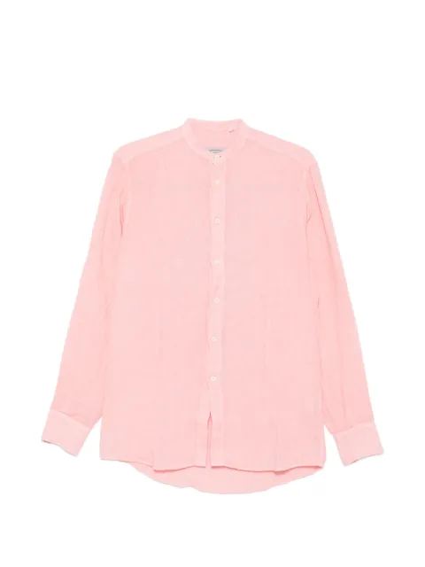 Daniele Alessandrini band-collar long-sleeve shirt
