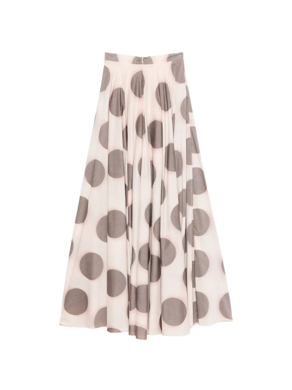Camilla Maxi-rok met plooien en stippen Roze
