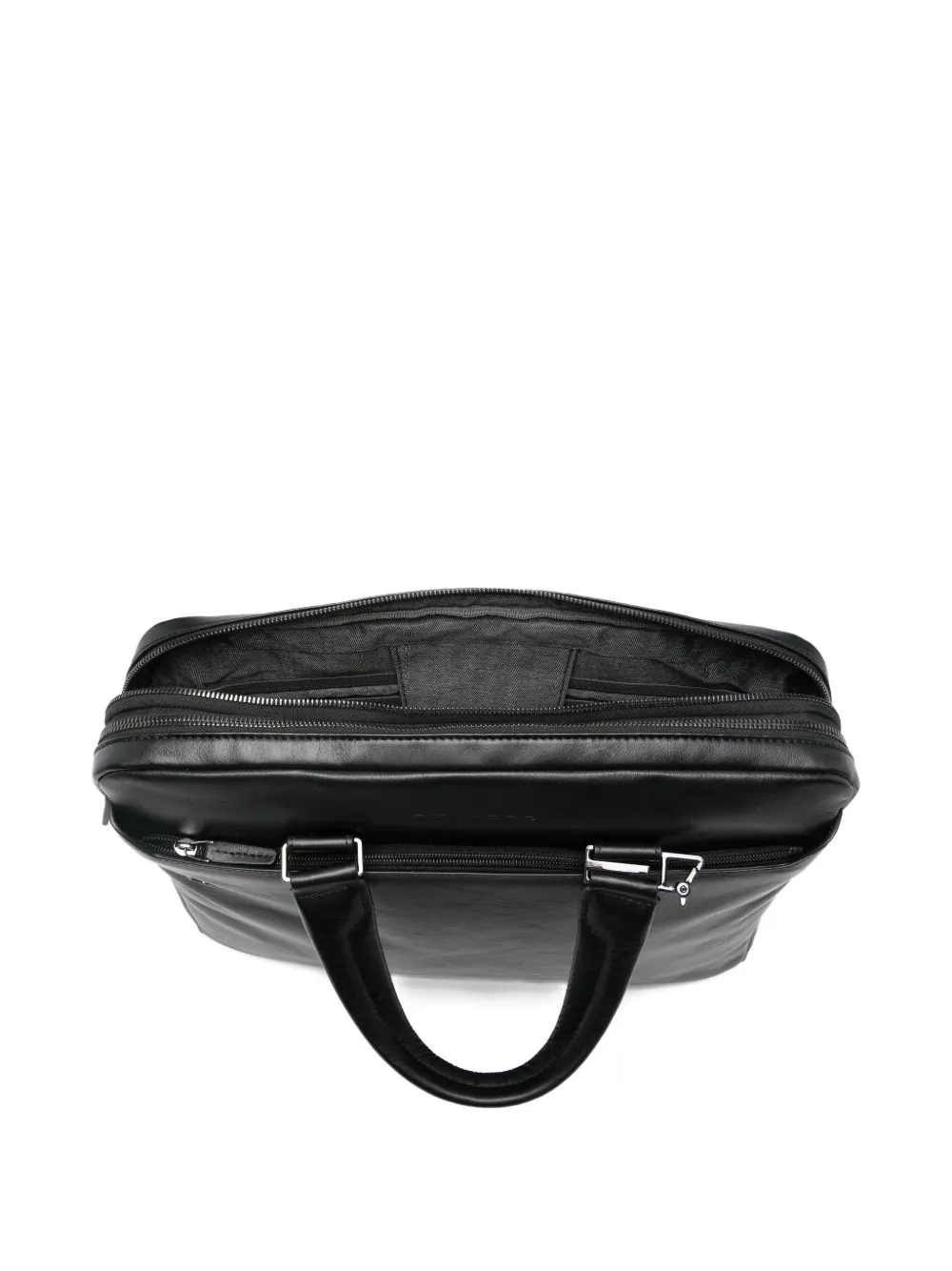 Zip-Fastening Leather Briefcase