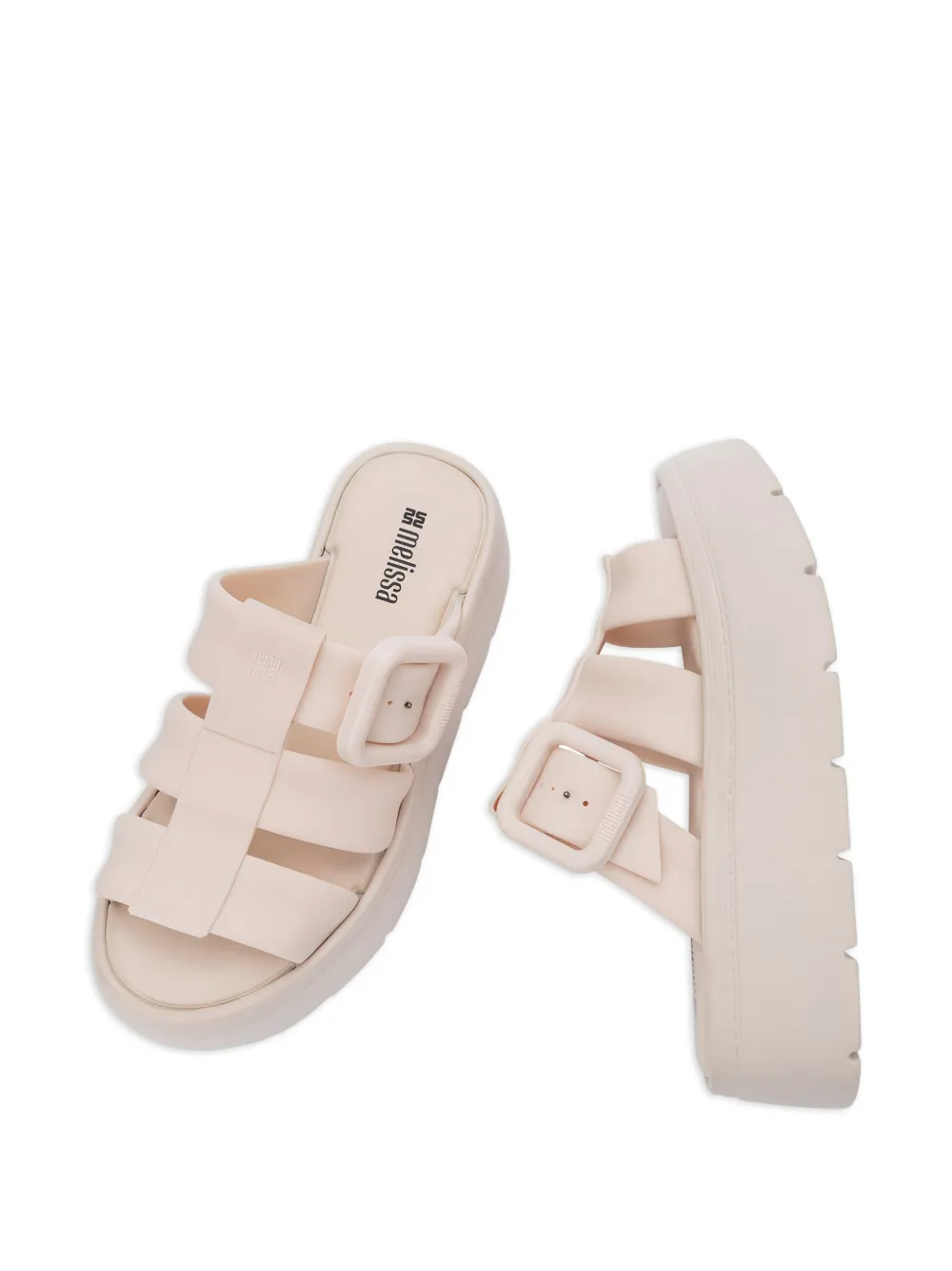  Melissa Pump Platform Sandals - Neutrals 