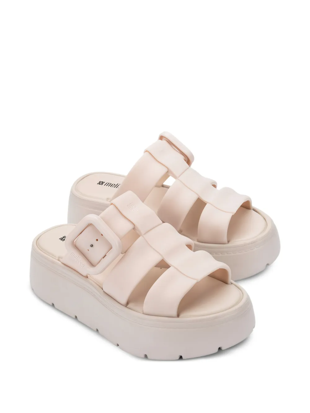  Melissa Pump Platform Sandals - Neutrals 