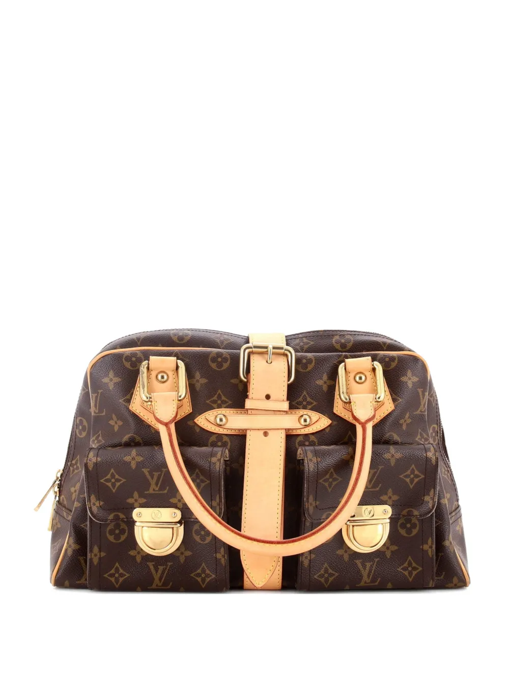 Louis Vuitton Pre-Owned Manhattan Handbag Monogram Canvas GM satchel - Marrone