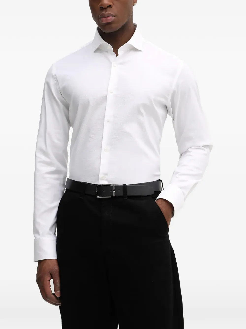 BOSS buttoned shirt - Bianco