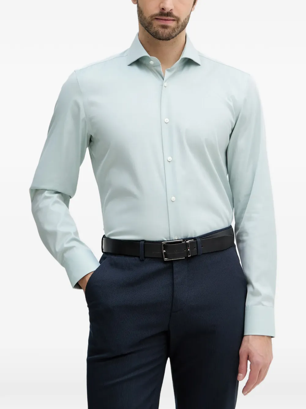 BOSS buttoned shirt - Verde
