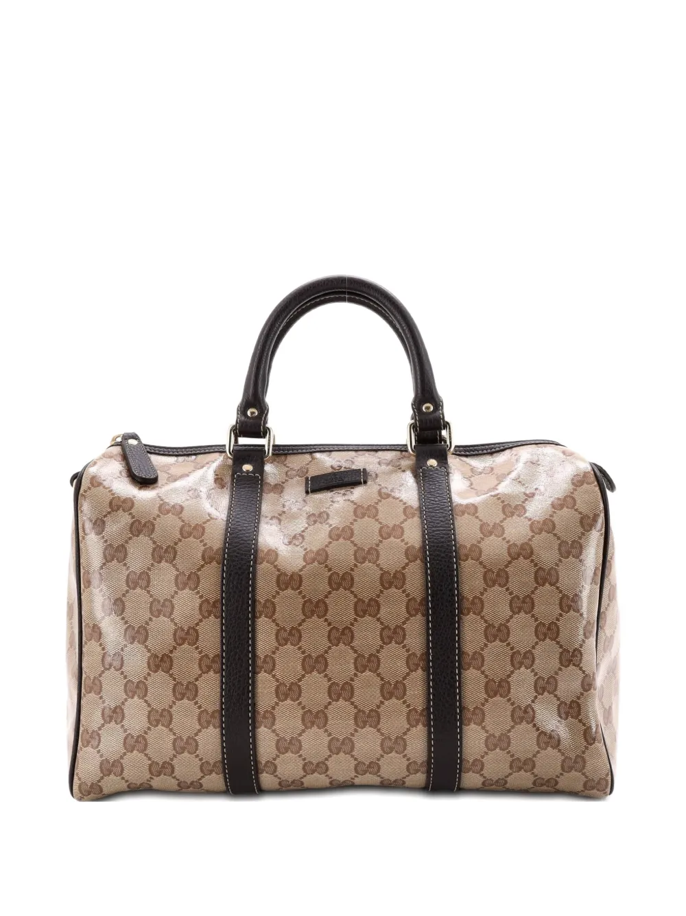 Gucci Pre-Owned Joy Boston Bag GG Coated Canvas Medium satchel - Marrone