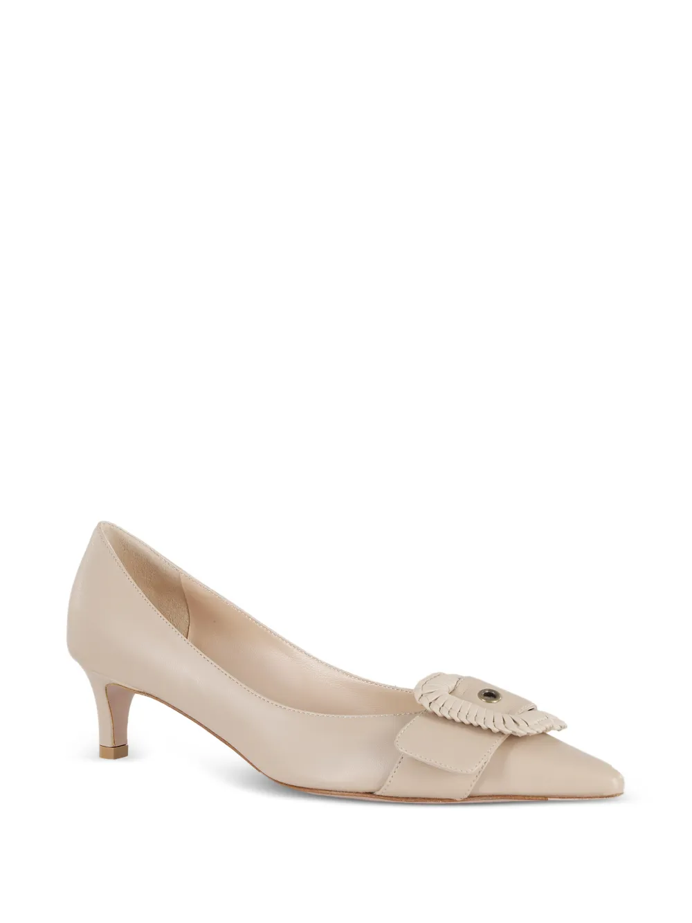  Roberto Festa Sirio Leather Pumps - Neutrals 
