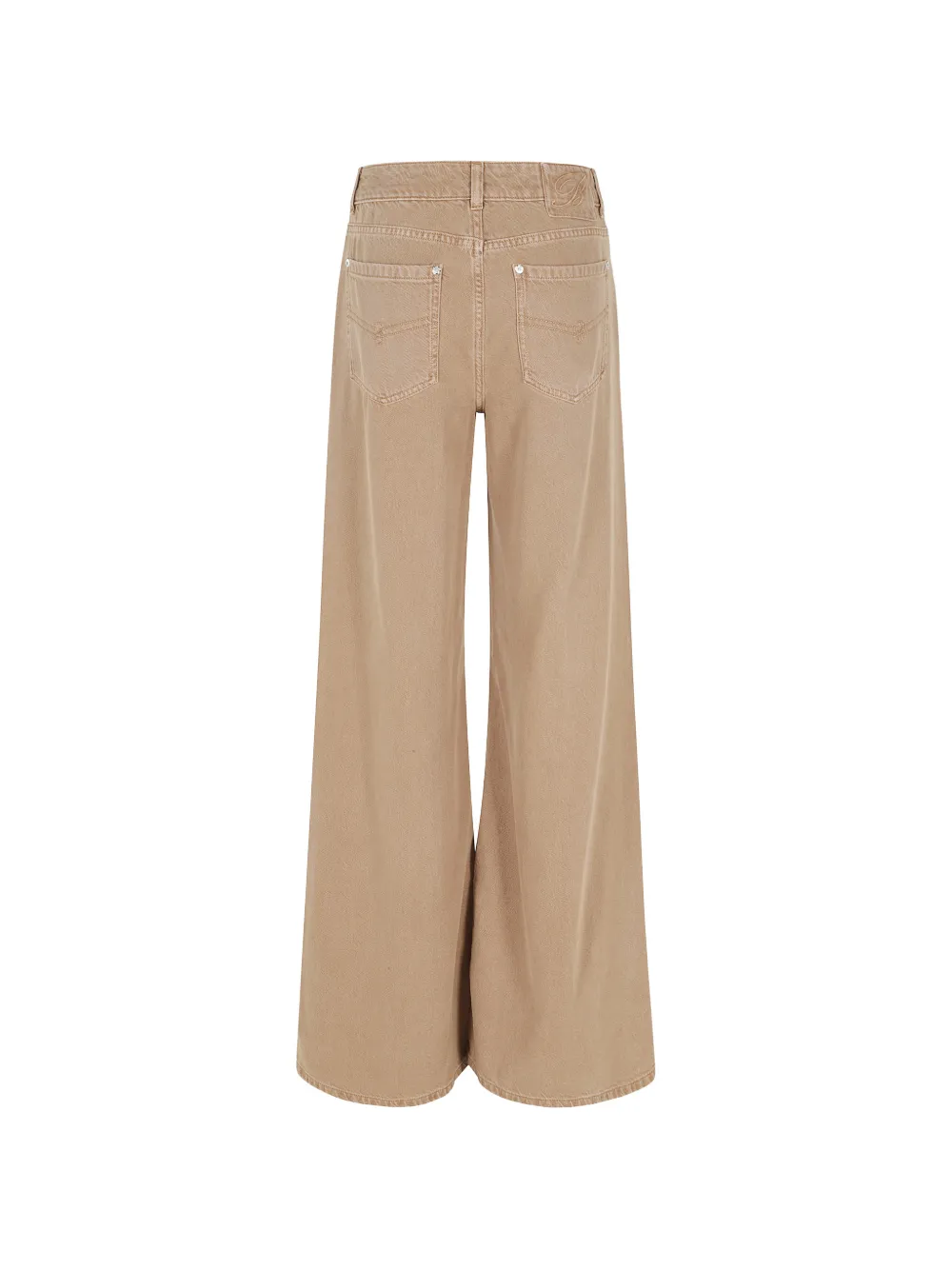  Blumarine Button Wide-leg Jeans - Neutrals 