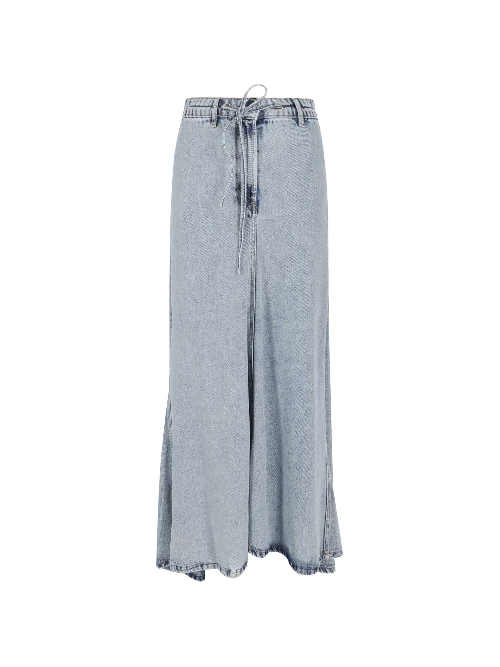 Semicouture drawstring maxi skirt - Blu