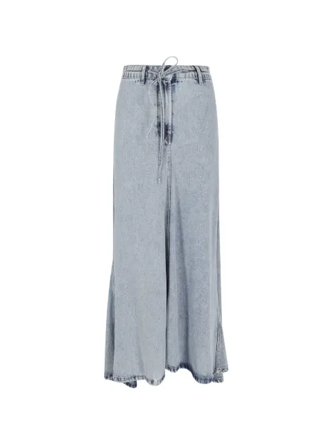 Semicouture drawstring maxi skirt