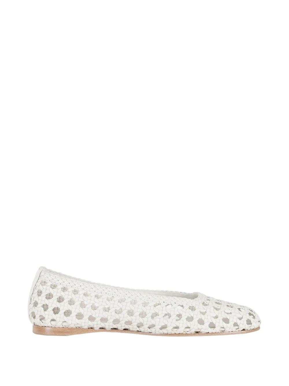Paloma Barceló woven ballet flats - Bianco