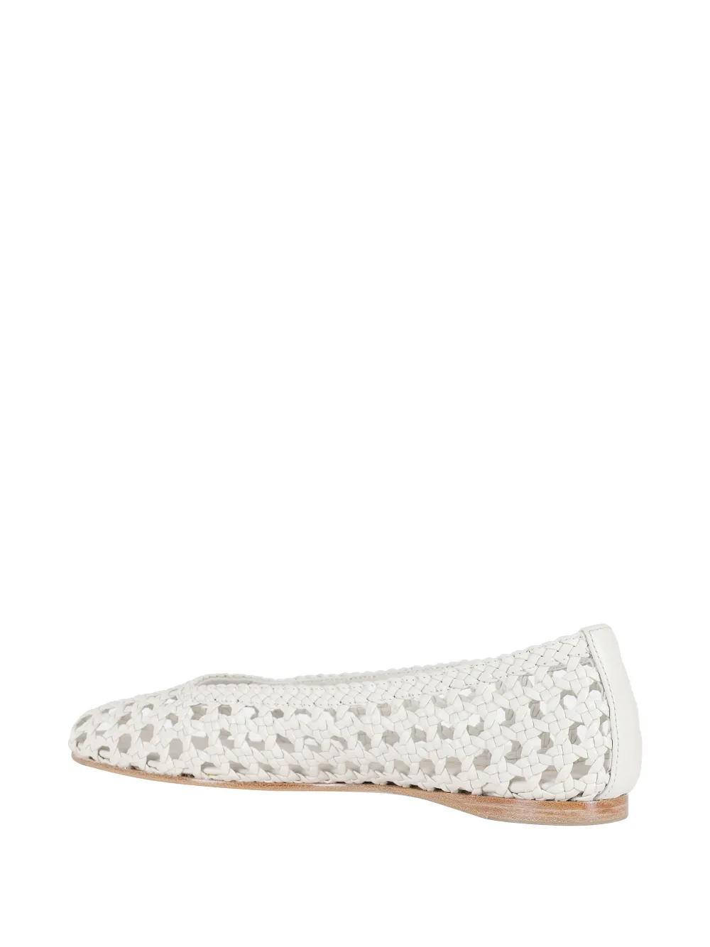 Paloma Barceló woven ballet flats Wit