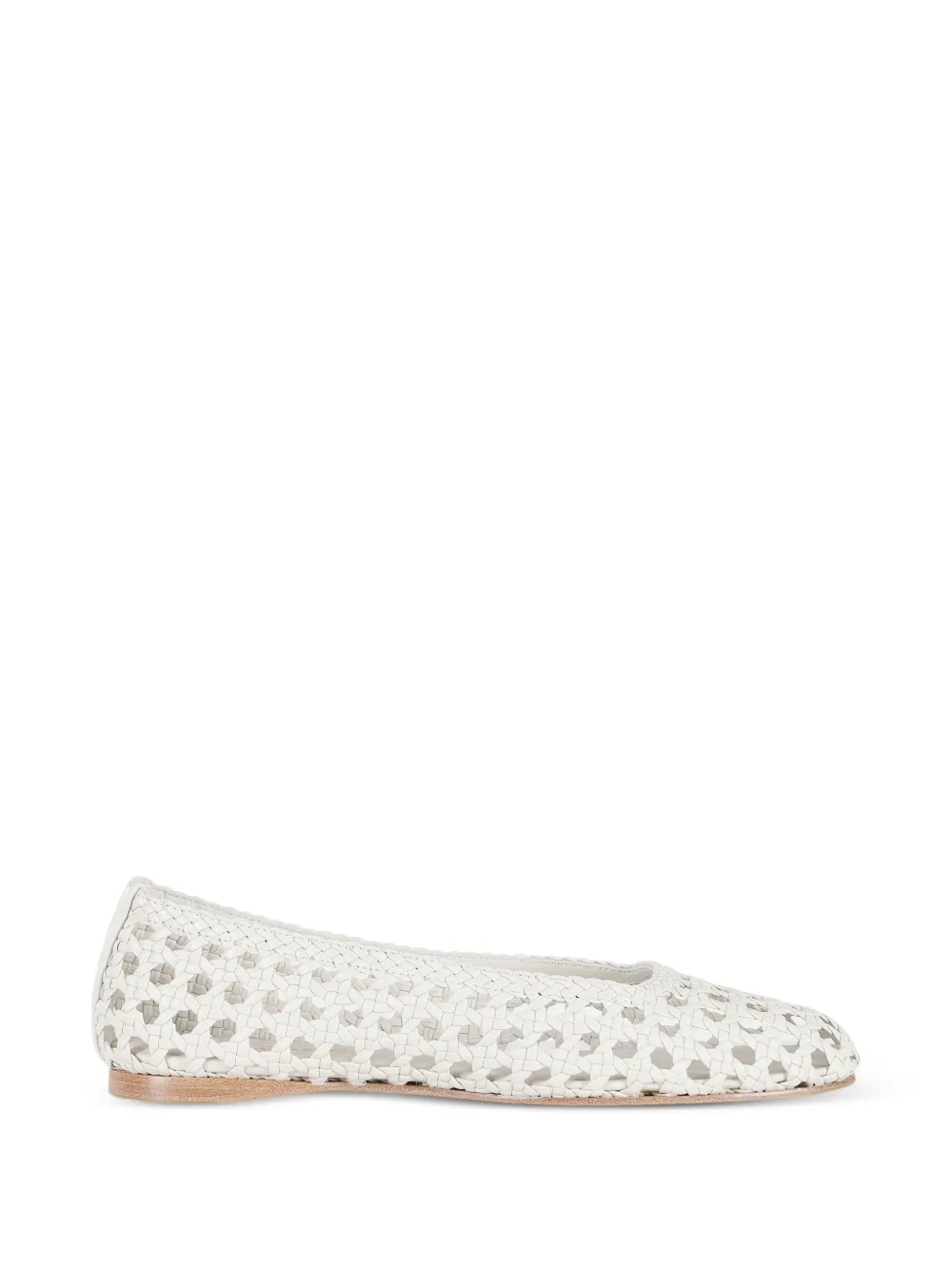 Paloma Barceló woven ballet flats - Bianco