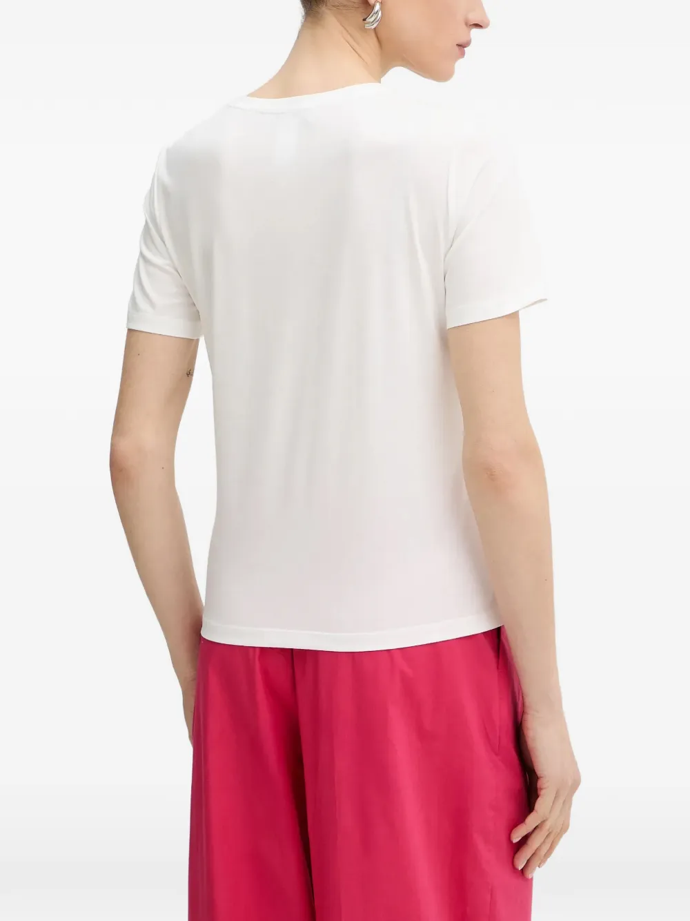 TWINSET T-shirt met bloemenpatroon Wit