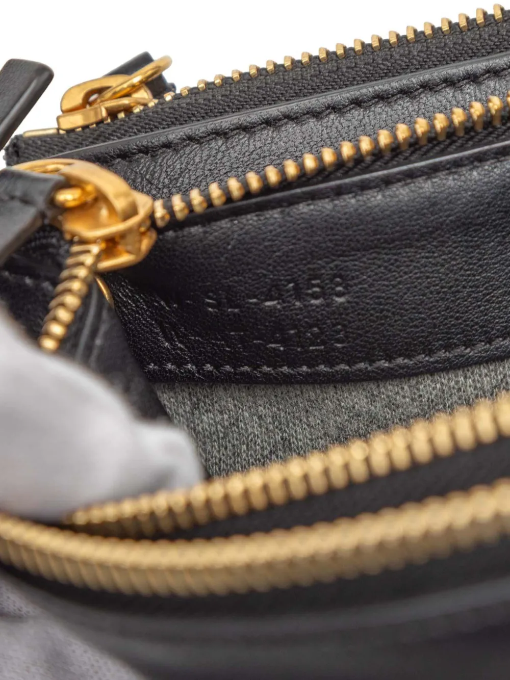 2018 Large Lambskin Trio Crossbody Bag