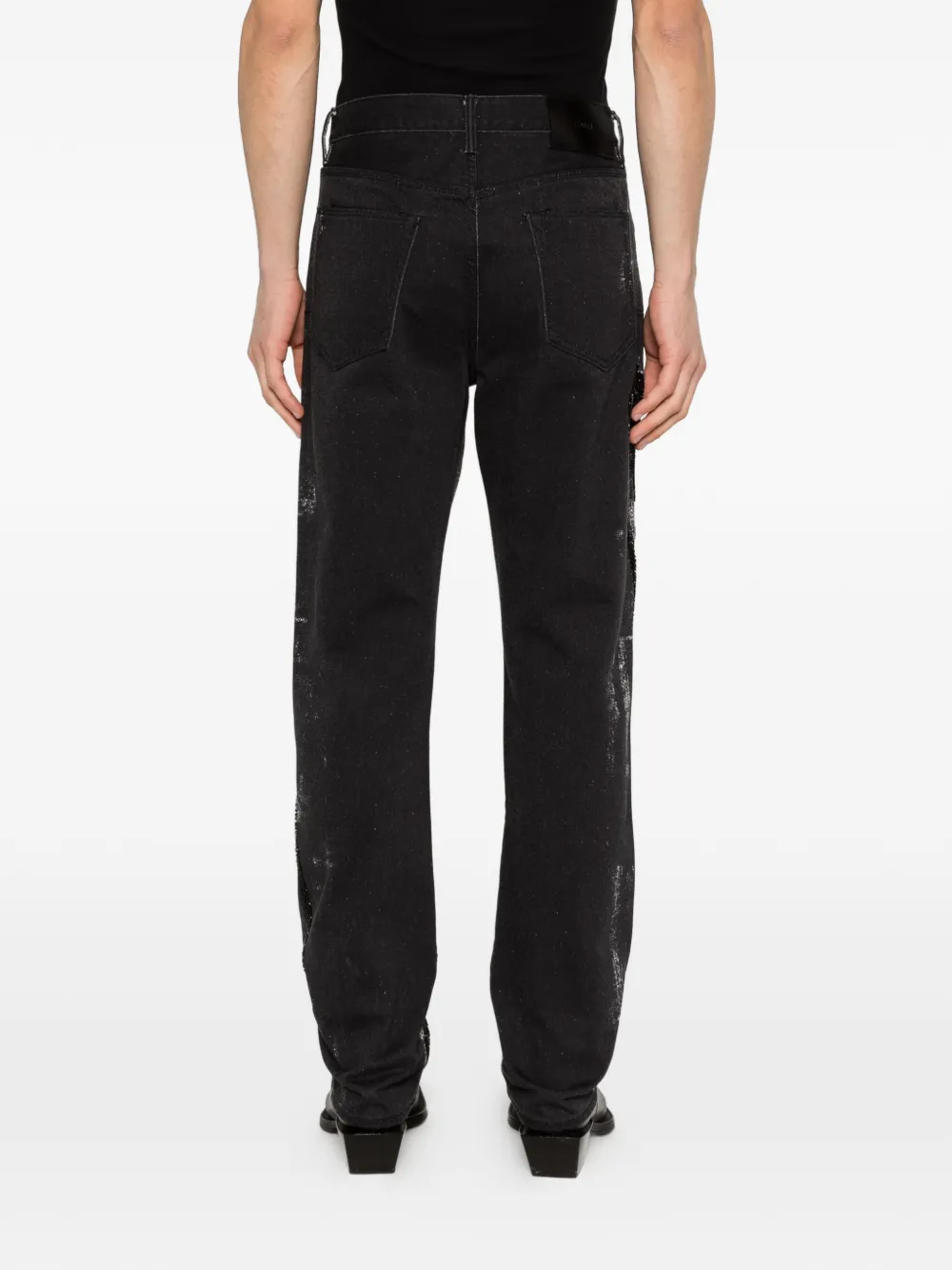 Purple Brand Beaded Palms denim jeans Zwart