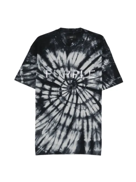 Purple Brand playera con estampado tie-dye