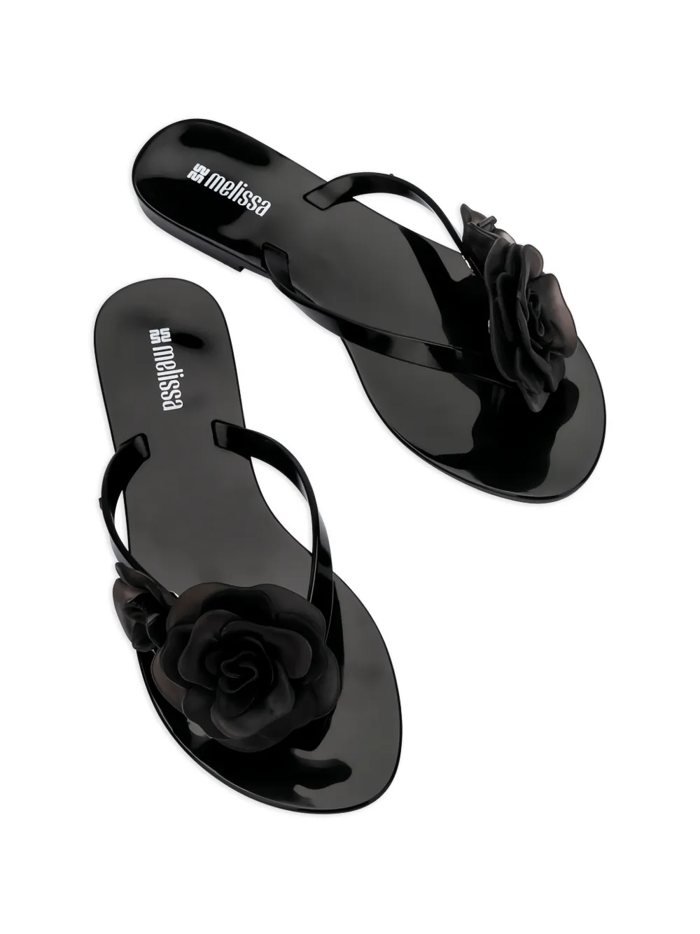 Melissa Harmonic Springtime teenslippers Zwart