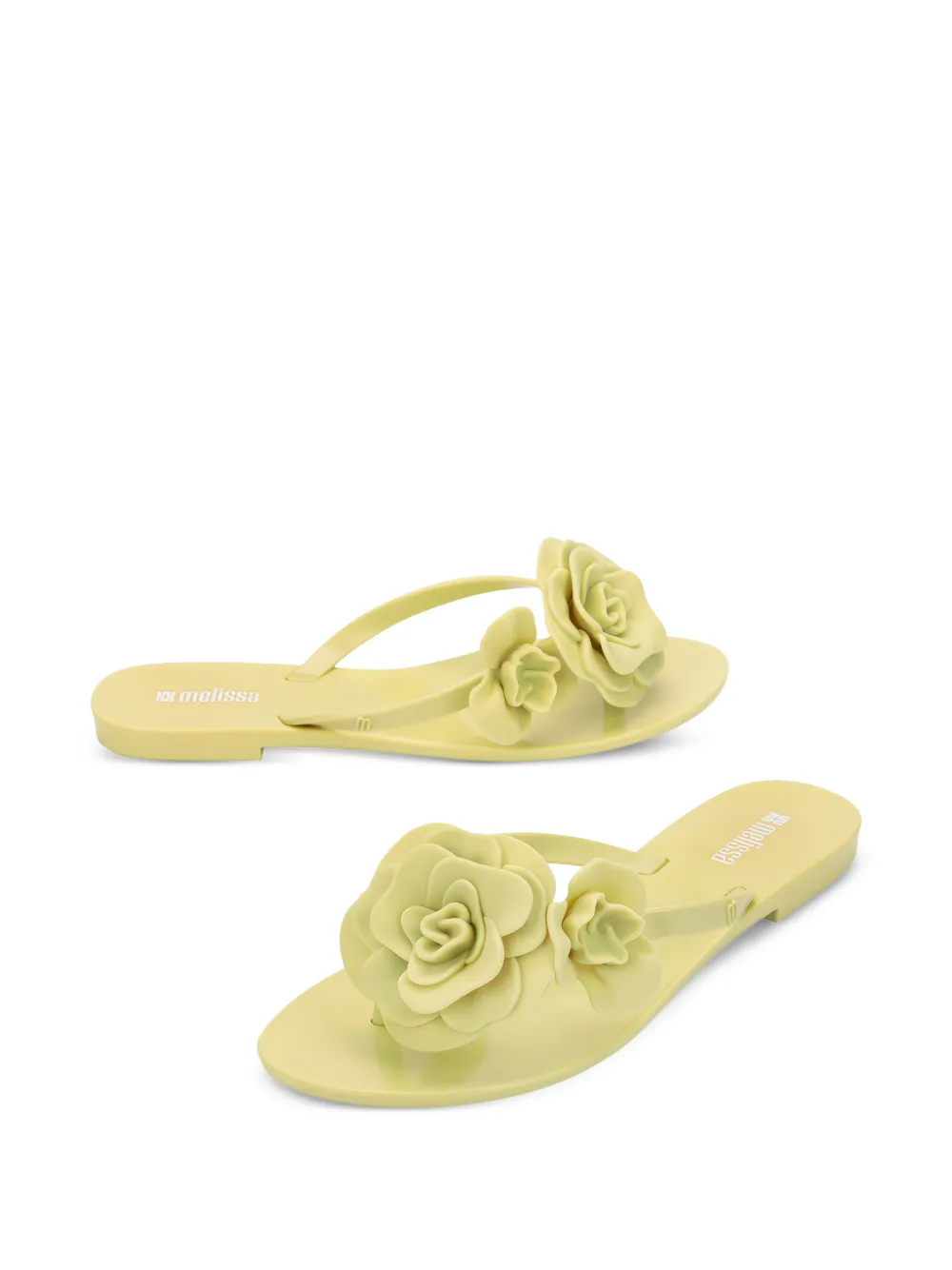 Melissa Harmonic Springtime teenslippers Groen