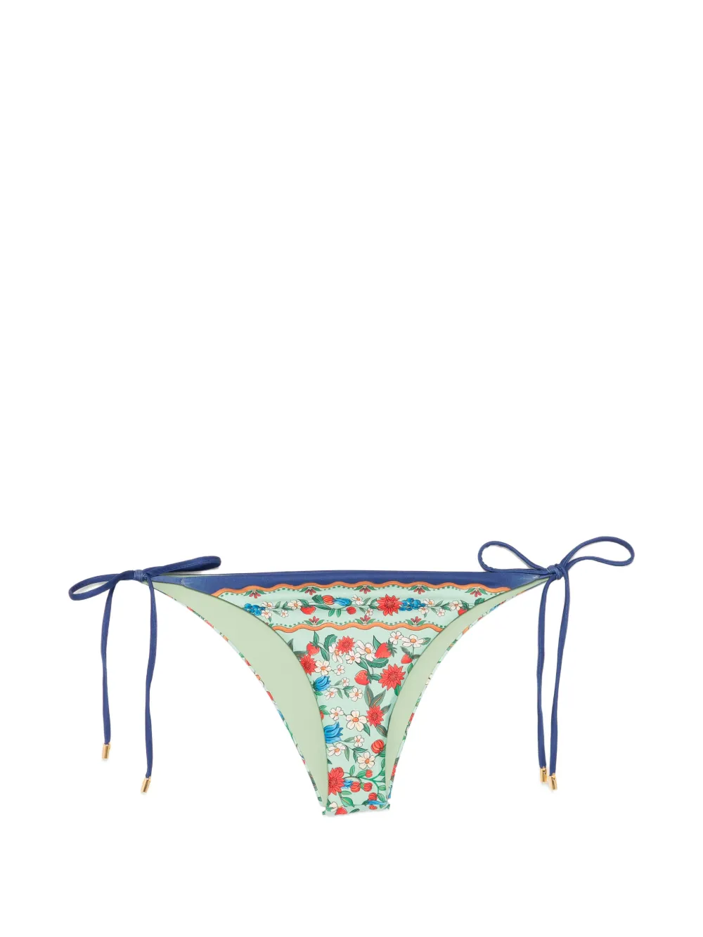 FARM Rio Slip bikini con lacci laterali - Verde