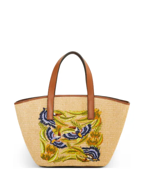 FARM Rio small embroidered tote bag