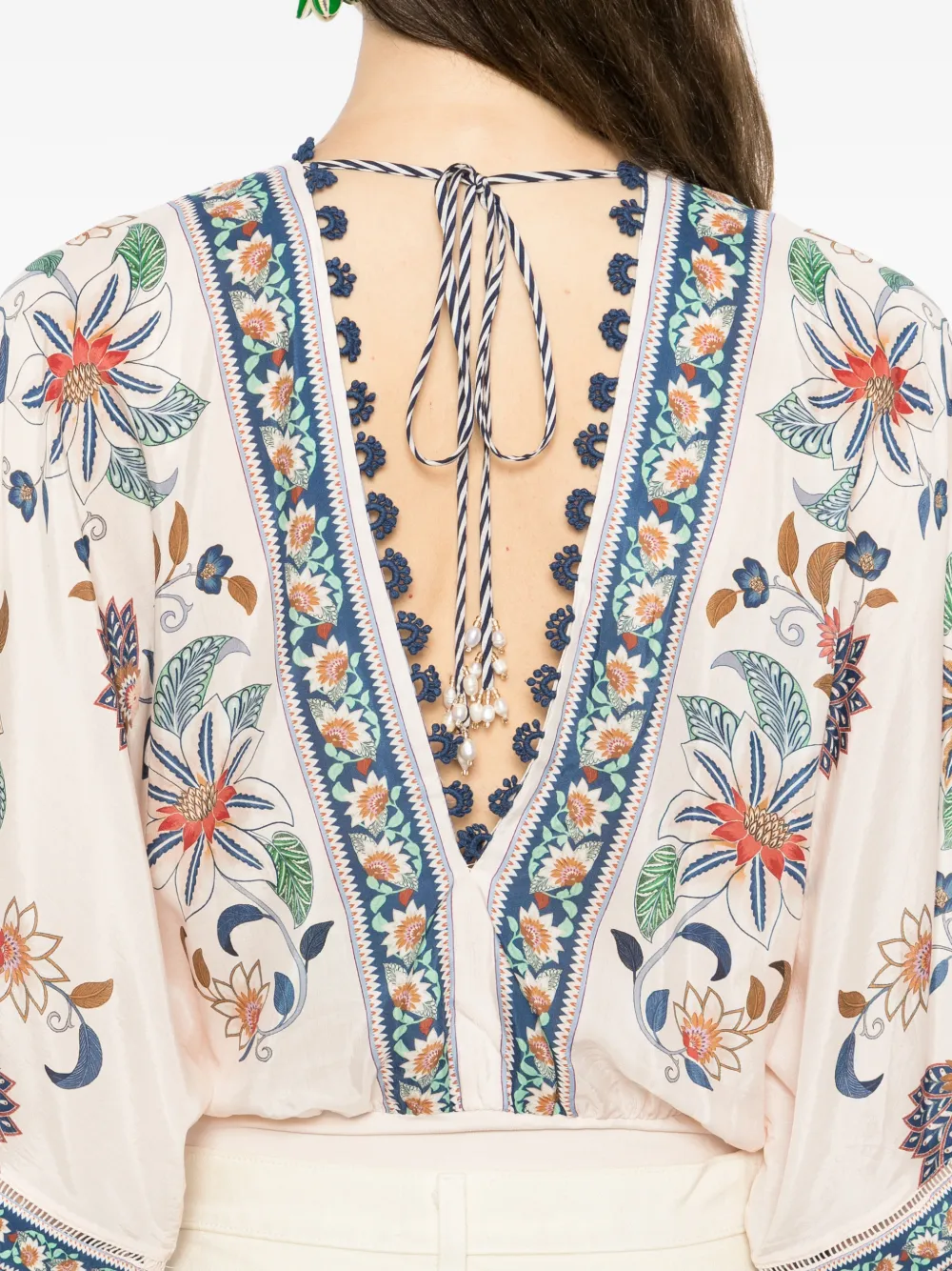 FARM Rio Blouse met bloemenprint Roze